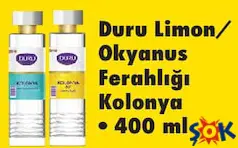 DURU LİMON/OKYANUS FERAHLIĞI KOLONYA 400 ML